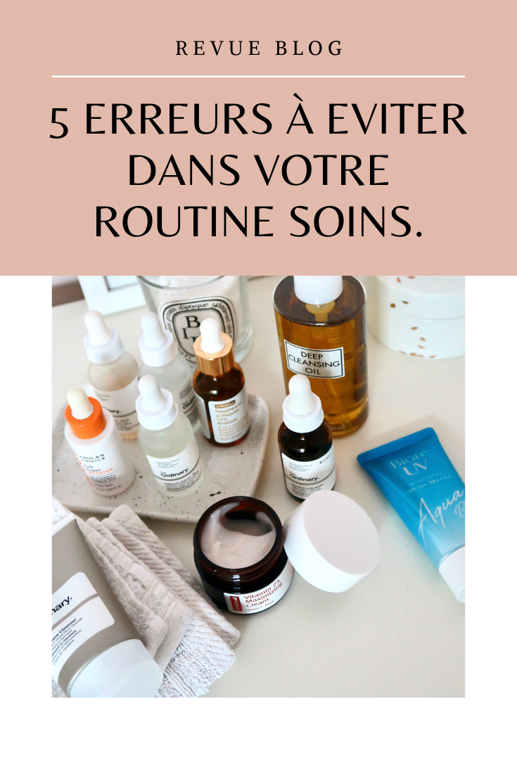 Erreurs routine soins #routine #skincare #beauty #beaute #soins