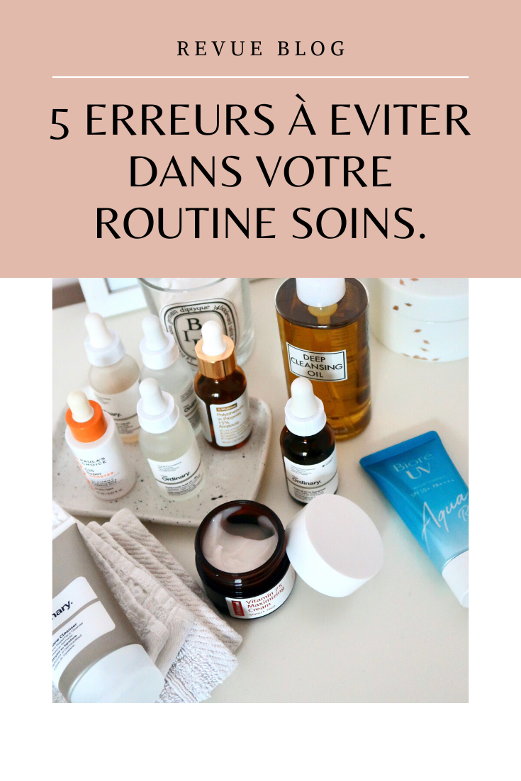 Erreurs routine soins   #routine #skincare #beauty #beaute #soins 