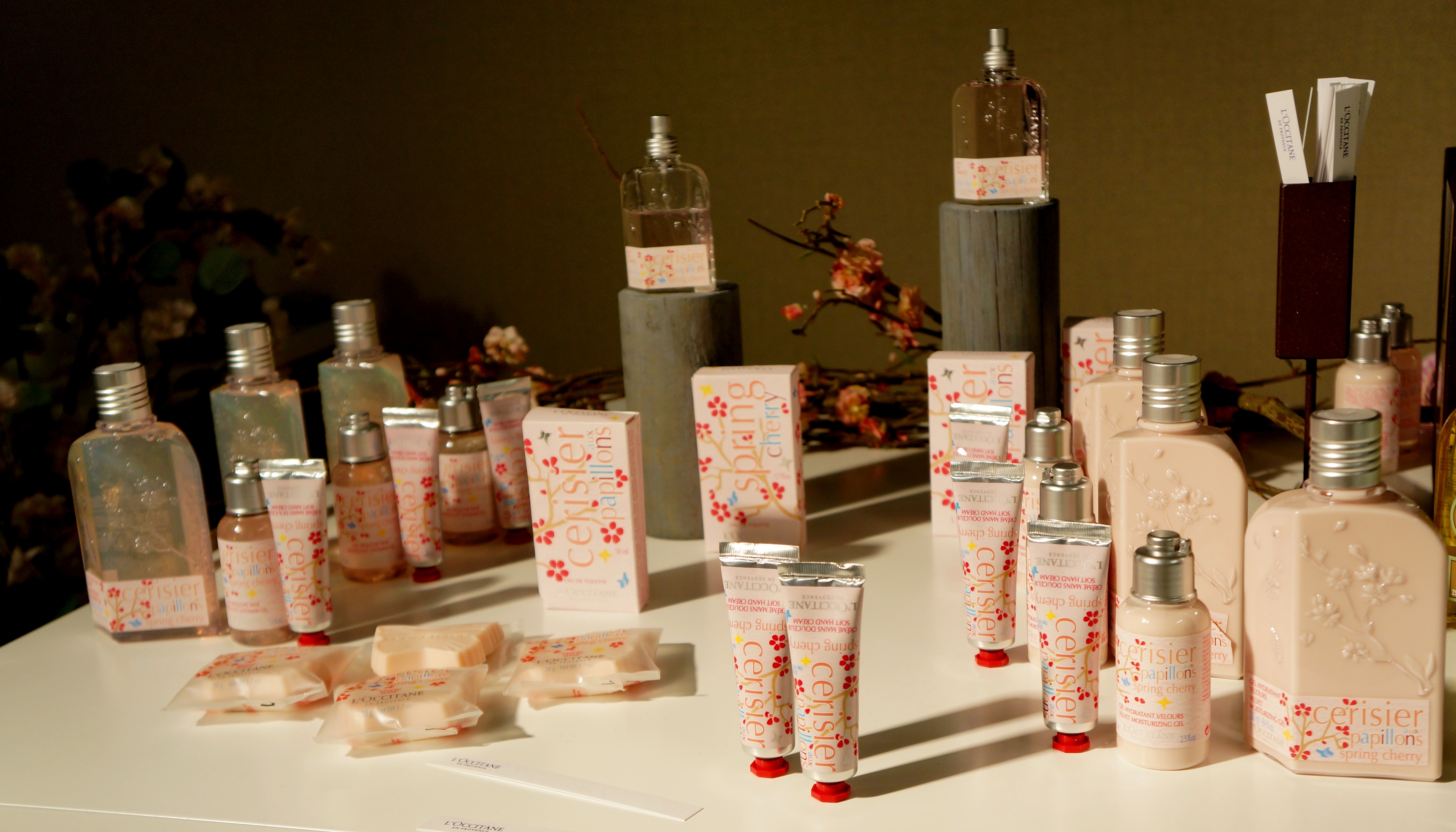 Spring Cherry limited edition by L'Occitane/ Pic by kiwikoo