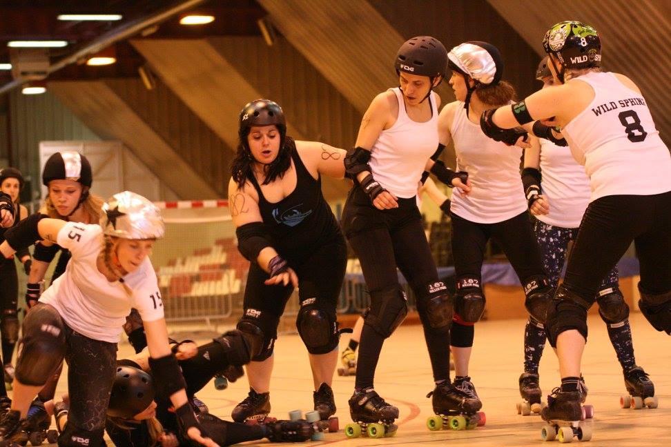Les Dissidentes Roller Derby Liège/ Pic by Eric Schumacher