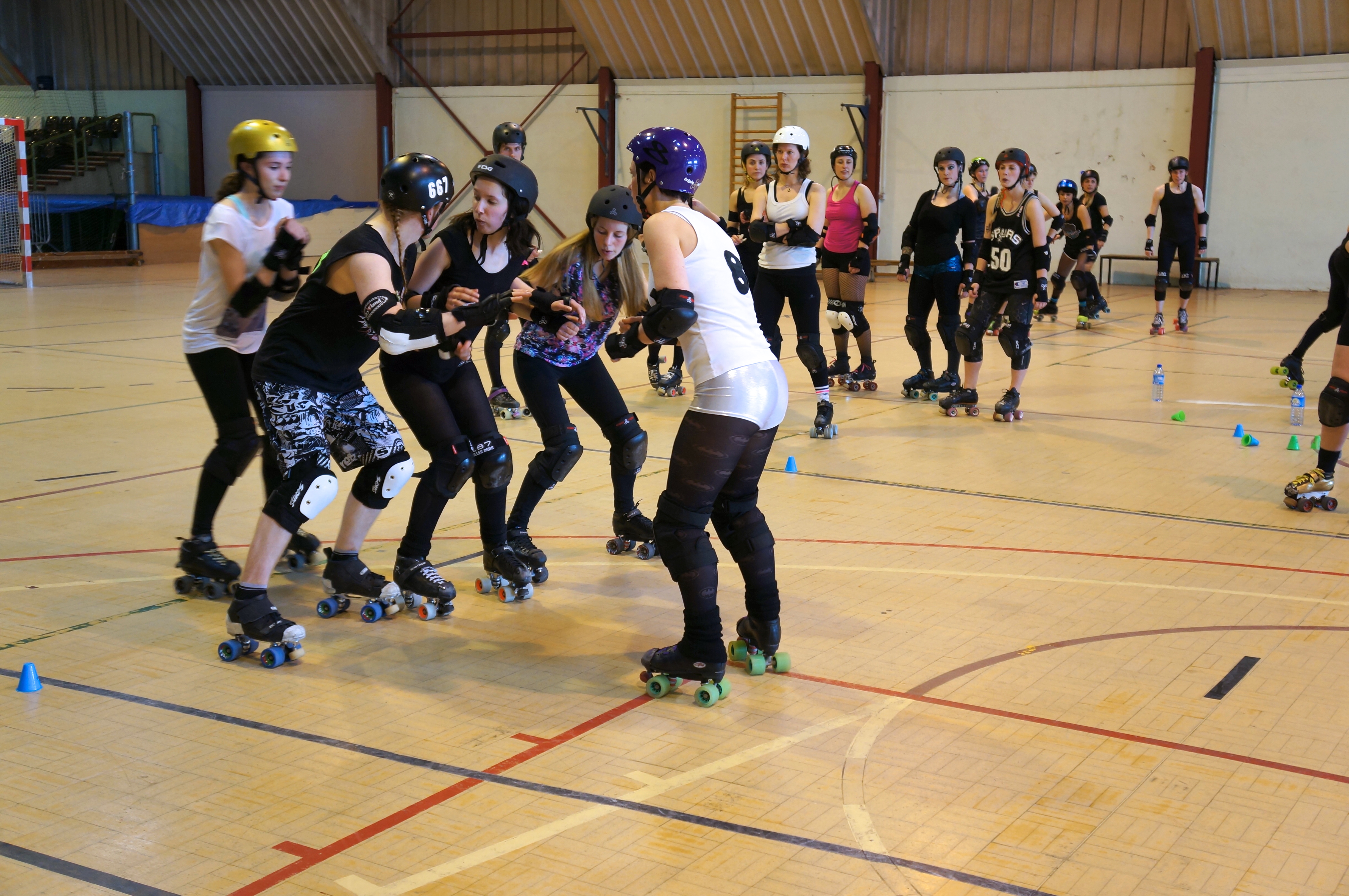 Les Dissidentes Roller Derby Liège/ Pic by 1FDLE.