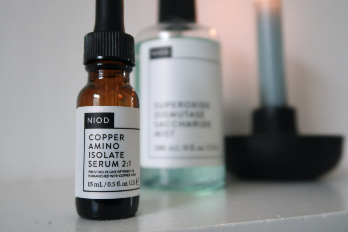 Deciem NIOD anti-oxydants. #deciem #niod #superoxidedismutase #CAIS #copperpeptides #skincare #antiage