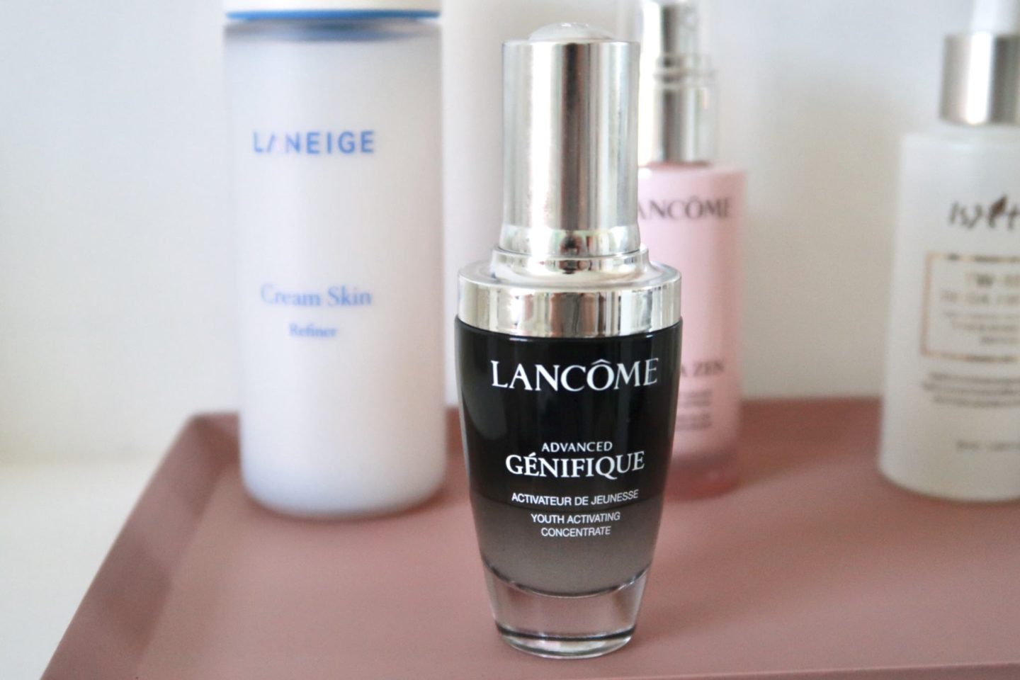 Lancôme Génifique et Hydra Zen. 