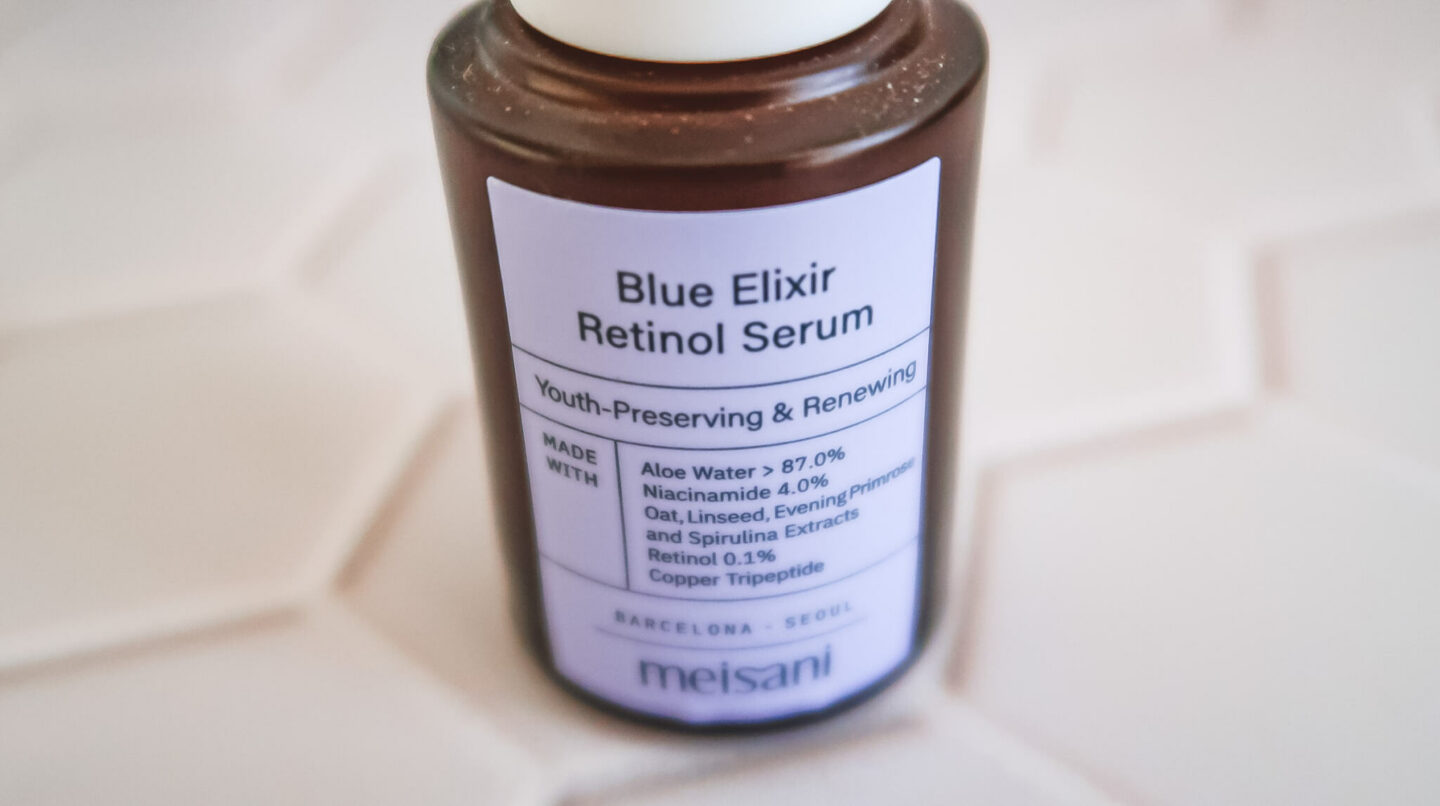 Meisani Blue Elixir Retinol #kbeauty #retinol #soindelapeau #antiage