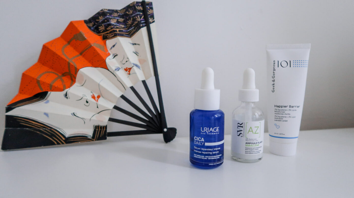 Routine soins actuelle #uriage #routinesoins #skincare #cica #cosmetiques #svr #geekandgorgeous