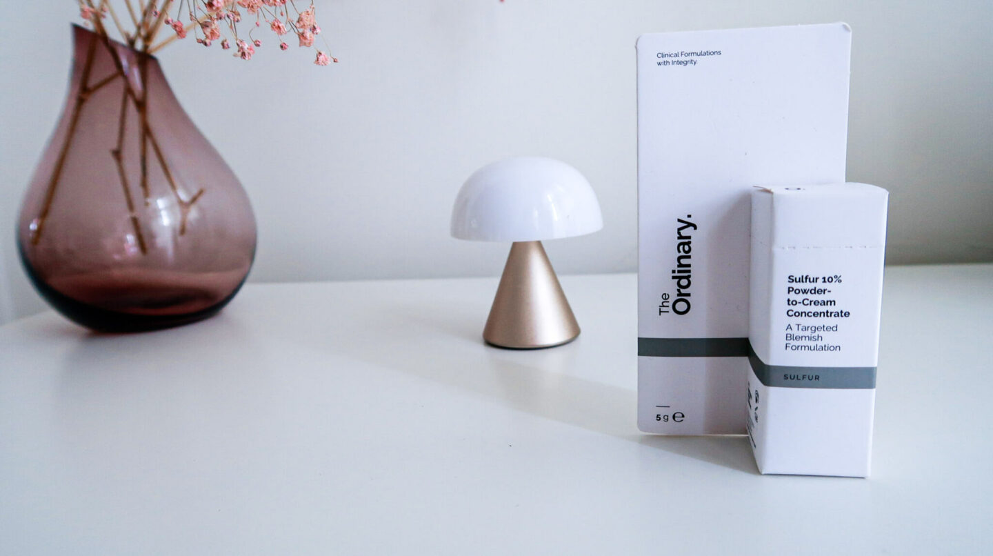 Crème en poudre 10% soufre de The Ordinary. #soufre #acne #peau #soinsdelapeau #soins