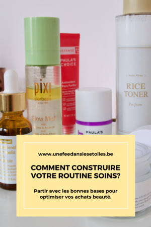 construire routine soins. #soins #beaute #routinesoins #skincare #beauty